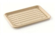 Cateringschaal suikerriet 46x30cm