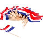 Cocktailprikkers met vlag nederland