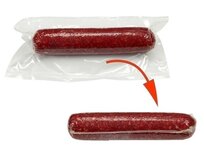 Krimp vacuumzak voor vlees