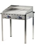 HENDI Gasbarbecue Green Fire Profi Line 2 brander 2 roosters