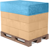 Pallet TOP hoes blauw 85x125x25cm