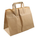 PALLET Papieren draagtas bruin 32x16x27 cm