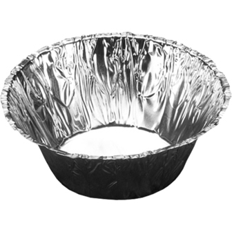 Aluminium bak rond Ø45mm 80ml