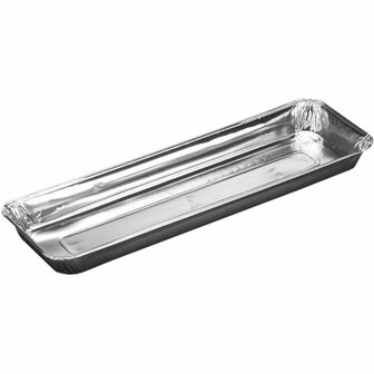 Schaal, schaal rechthoekig, Aluminium, rechthoekig, 685ml, 326x106mm, aluminium