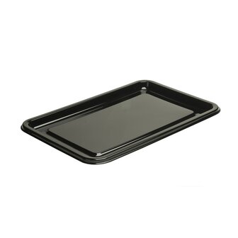 Cateringschalen rechthoekig zwart 45x30cm 