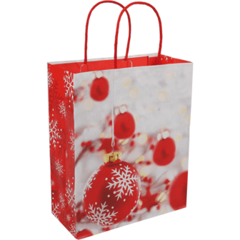 Kersttas papier 35x13x31cm