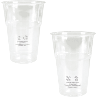 Bierglas plastic 300 cc pet