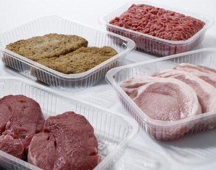 Vleesschaaltjes transparant