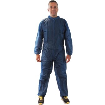Wegwerp overalls coveralls blauw overdoos
