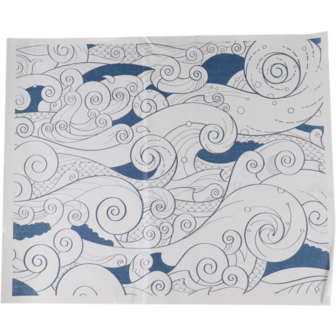 Haring vellen, edelpack &quot;WAVES&quot; 33x40cm