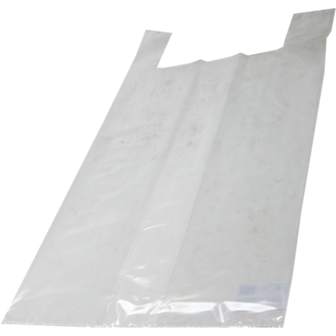 Hemdtas LDPE transparant 37x17x70 cm