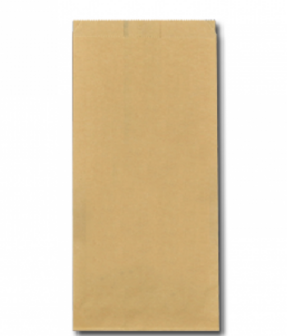Papieren FSC&reg; snackzak 16+10,5x32cm nr.28 (2 pond) bruin