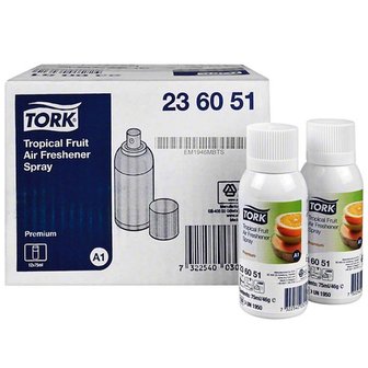 Tork Tropical Fruit Air Freshener Spray A1 System 12 x 75ml (236051)