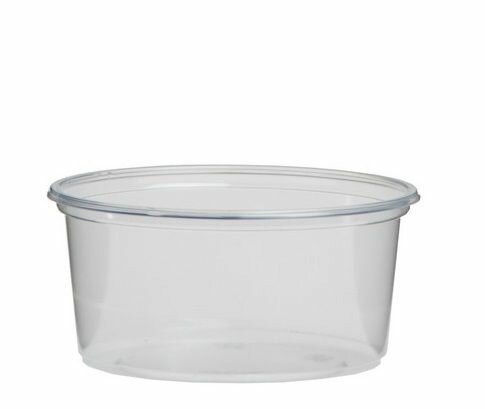 Saus bakjes rond pp plastic 50cc
