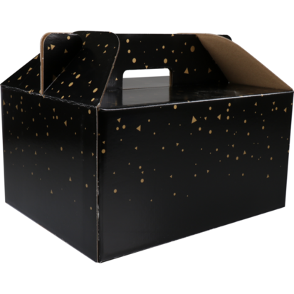 Draagdoos KERST met handvat 33x26x17 cm