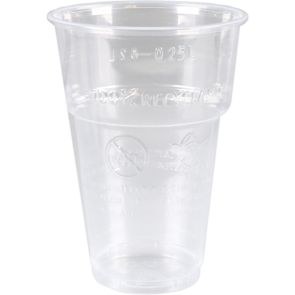 Bierglas plastic 250 cc PP