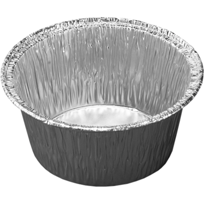 Bak, Aluminium, 106ml, Ø80mm, 37mm, zilver