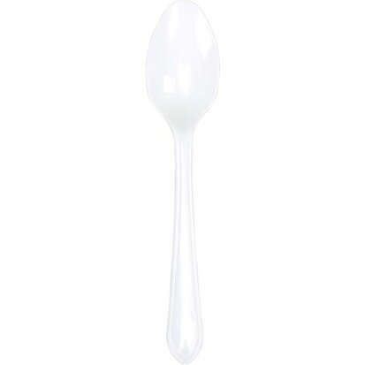 DEPA bestek lepel zwaar RE-USABLE wit