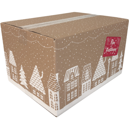 kerstdoos huisjes C 