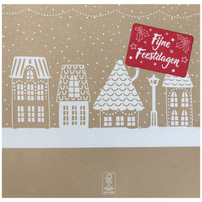 kerstdoos huisjes B #3