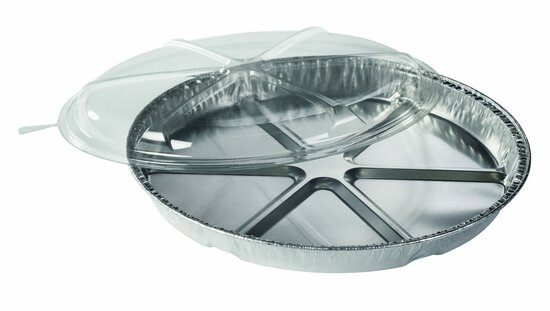 Partypan alu inzetschaal deksel Ø40cm