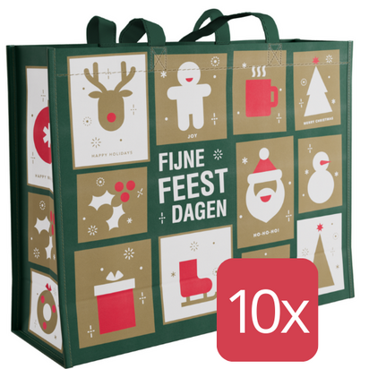 shopper kerst groen