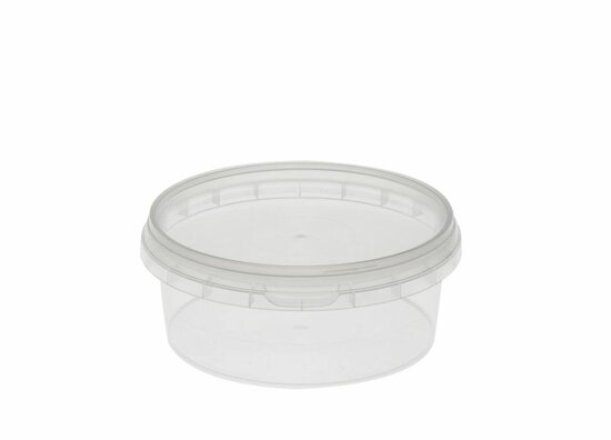 Plastic bakjes rond 300ml