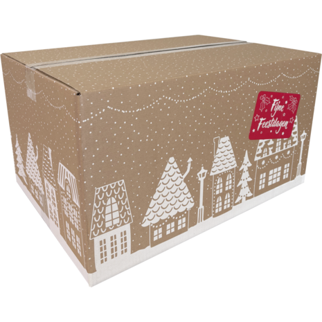 kerstdoos fijne feestdagen