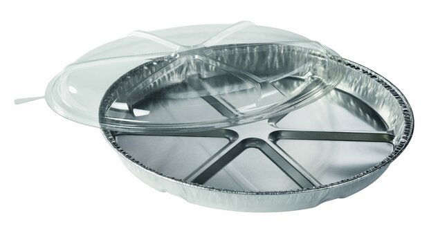 Partypan alu inzetschaal deksel Ø40cm    