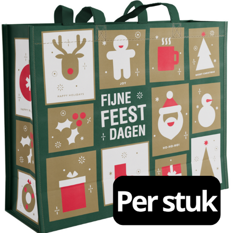kerst tas groot non-woven