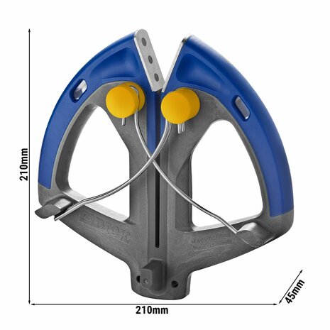 Dick messenslijper Magnetosteel